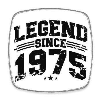 Legend Since 1975 Cadeau d’anniversaire vintage - Magnet carré - blanc - Devant