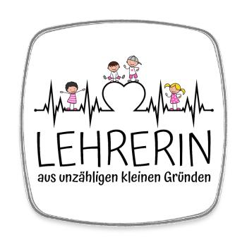 Lehrerin aus unzähligen kleinen Gründen - Viereckiger Kühlschrankmagnet - Weiß - Vorne