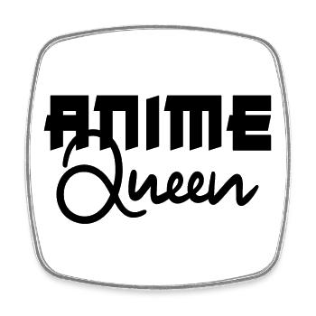 Anime Queen - Square fridge magnet - white - Front