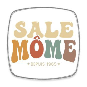 1965 cadeau anniversaire Homme sale môme 60 ans - Magnet carré - blanc - Devant