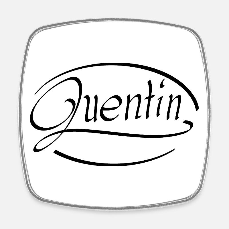 Quentin - Square fridge magnet - white