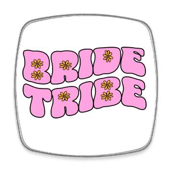 Bride Tribe - Viereckiger Kühlschrankmagnet - Weiß - Vorne