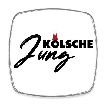 Kölsche Jung - Viereckiger Kühlschrankmagnet - Weiß - Vorne