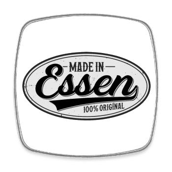 Essen Original - Viereckiger Kühlschrankmagnet - Weiß - Vorne