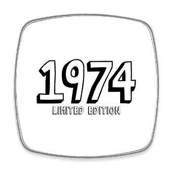 50e anniversaire 1974 édition limitée cadeau - Magnet carré - blanc - Devant
