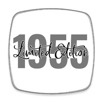 Edition limitée 1955 - Magnet carré - blanc - Devant