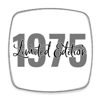 Edition limitée 1975 - Magnet carré - blanc - Devant