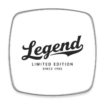 Legend Limited Edition Since 1985 - Viereckiger Kühlschrankmagnet - Weiß - Vorne