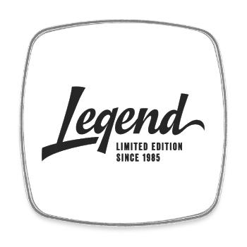 Legend Limited Edition Since 1985 - Viereckiger Kühlschrankmagnet - Weiß - Vorne