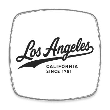 Los Angeles Édition Limitée depuis 1781 - Magnet carré - blanc - Devant