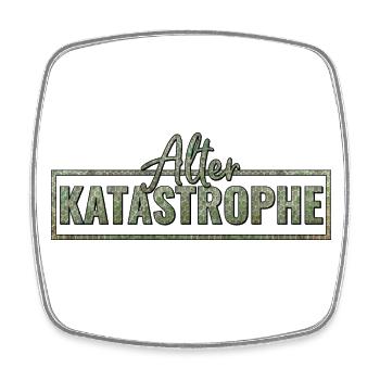 Alter Katastrophe - Viereckiger Kühlschrankmagnet - Weiß - Vorne
