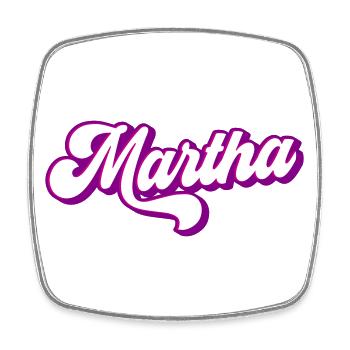 Martha | Colors changeable - Square fridge magnet - white - Front