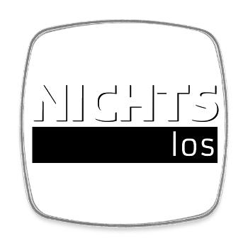 NICHTS los - Viereckiger Kühlschrankmagnet - Weiß - Vorne