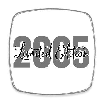 Limited edition 2005 - Viereckiger Kühlschrankmagnet - Weiß - Vorne