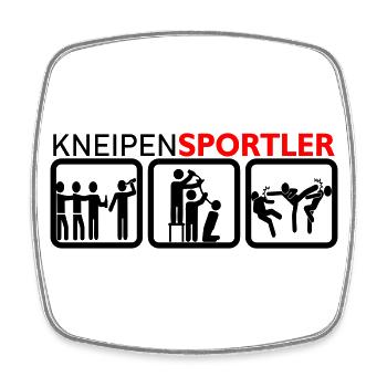 Pub sports enthusiasts - Square fridge magnet - white - Front