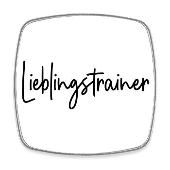 Lieblingstrainer Team Sport Mannschaft Trainer - Viereckiger Kühlschrankmagnet - Weiß - Vorne