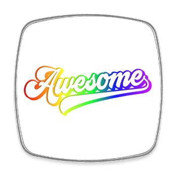 Awesome LGBTQ Pride | Show pride and diversity - Square fridge magnet - white - Front