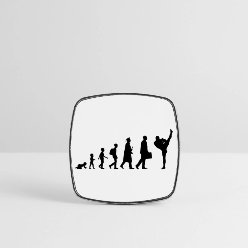 Kickboxer Evolution Square fridge magnet