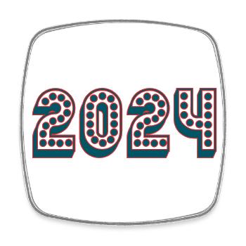CHRISTMAS. YEAR. ANNIVERSARY. RETIREMENT. DAD. MAMAM. - Square fridge magnet - white - Front