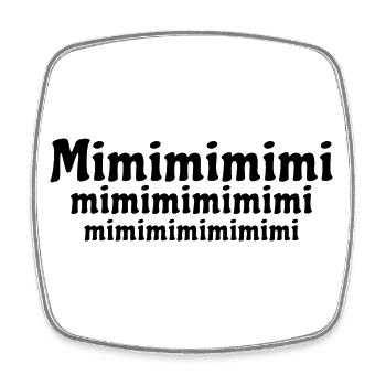 Mimimi - rumheulen Spruch - Viereckiger Kühlschrankmagnet - Weiß - Vorne