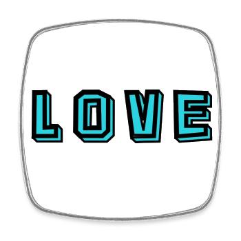 LOVE. MOM. MOTHER'S DAY. HAPPY MOTHER'S DAY - Square fridge magnet - white - Front