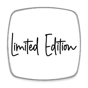 Limited Edition - Viereckiger Kühlschrankmagnet - Weiß - Vorne