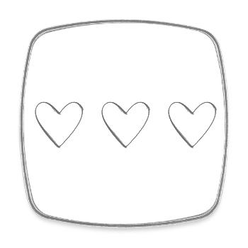 VALENTINE'S DAY. BACHELORETTE PARTY. I LOVE YOU. I LOVE YOU - Square fridge magnet - white - Front