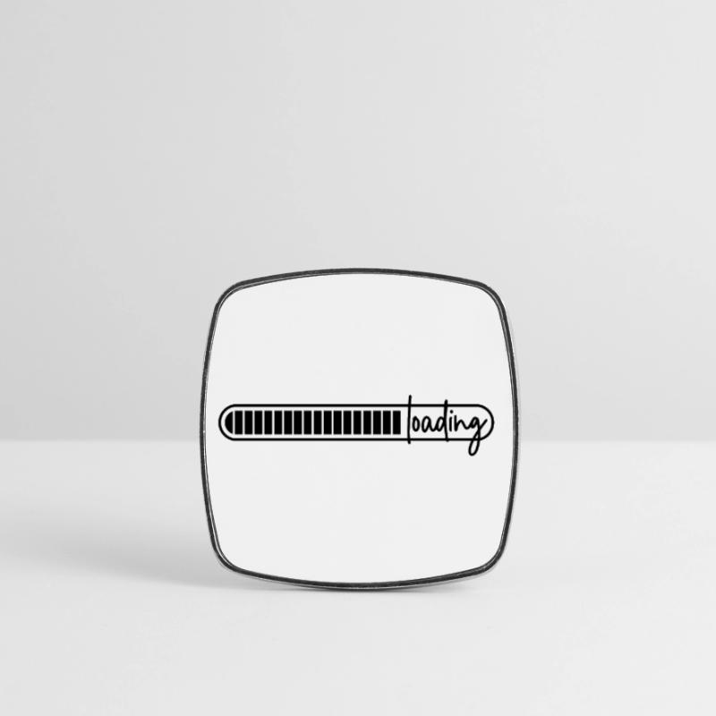 loading bar - loading - loading Square fridge magnet