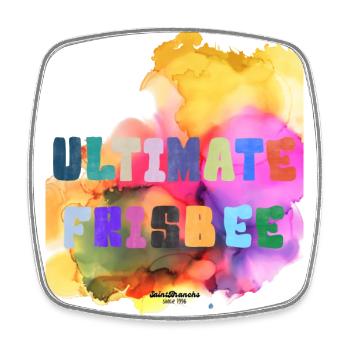 3 Ultimate Flame - Square fridge magnet - white - Front
