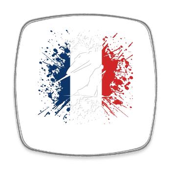 Cadeau De Combinaison Nordique Pour Les Amateurs - Magnet carré - blanc - Devant