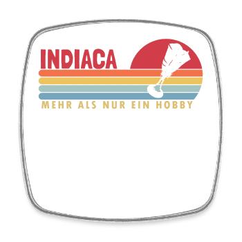 Indiaca mehr als nur ein Hobby Professional - Square fridge magnet - white - Front