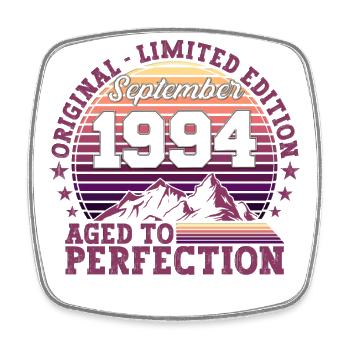 Original Septembre 1994 28th Birthday Gift - Magnet carré - blanc - Devant