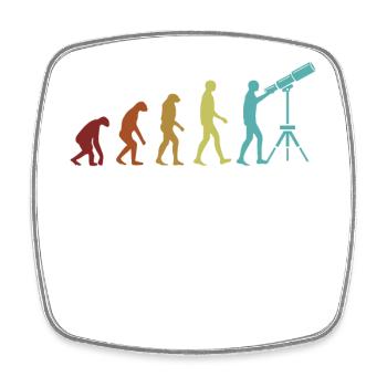 Astronomy Evolution Sternenhimmel Kosmologe - Viereckiger Kühlschrankmagnet - Weiß - Vorne