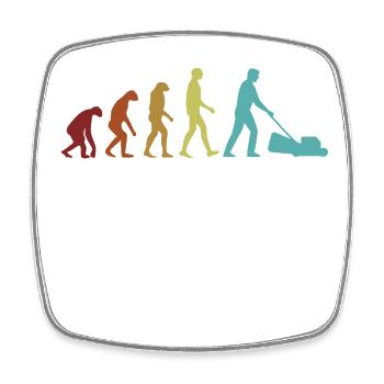 Jardinage Evolution Horticulture Jardin de jardins familiaux - Magnet carré - blanc - Devant