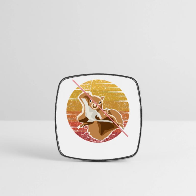 Fox Squirrel Squirrel Squirrel Squirrel Square fridge magnet