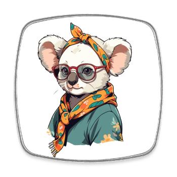 Drôle Koala Maman Mignon Fête Des Mères Amour - Magnet carré - blanc - Devant