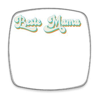 Fier meilleur design de fête des mères drôle de maman - Magnet carré - blanc - Devant