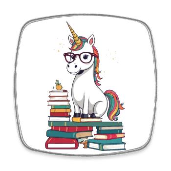 Unicorn Fantasy Stories Magical Unicorns - Square fridge magnet - white - Front
