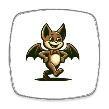 Funny Halloween Party Spooky Haunting Season - Square fridge magnet - white - Front