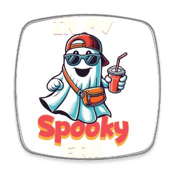 Halloween In Meiner Spooky Ära - Viereckiger Kühlschrankmagnet - Weiß - Vorne