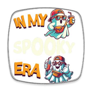 In My Spooky Era Halloween Ghosts - Square fridge magnet - white - Front