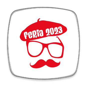 Feria 2023 - Magnet carré - blanc - Devant