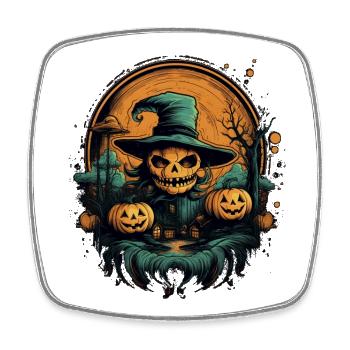Halloween - Square fridge magnet - white - Front