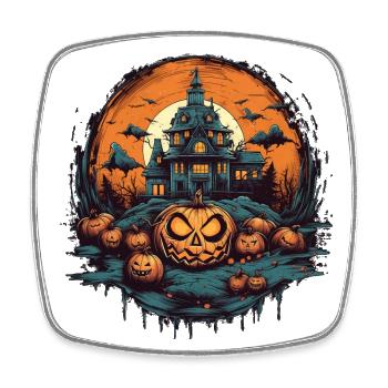 Halloween - Square fridge magnet - white - Front