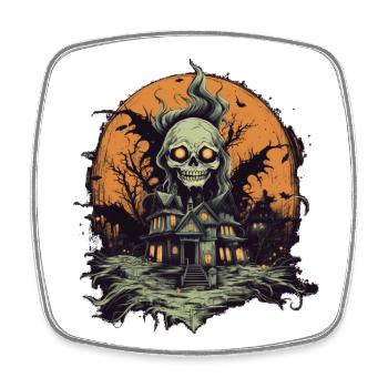 Halloween - Viereckiger Kühlschrankmagnet - Weiß - Vorne