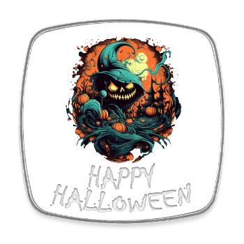 Halloween - Happy Halloween - Viereckiger Kühlschrankmagnet - Weiß - Vorne