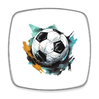 Soccer Ball - Square fridge magnet - white - Front