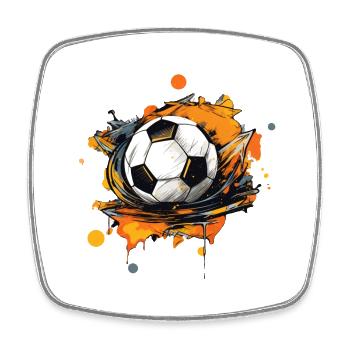 Soccer Ball - Square fridge magnet - white - Front