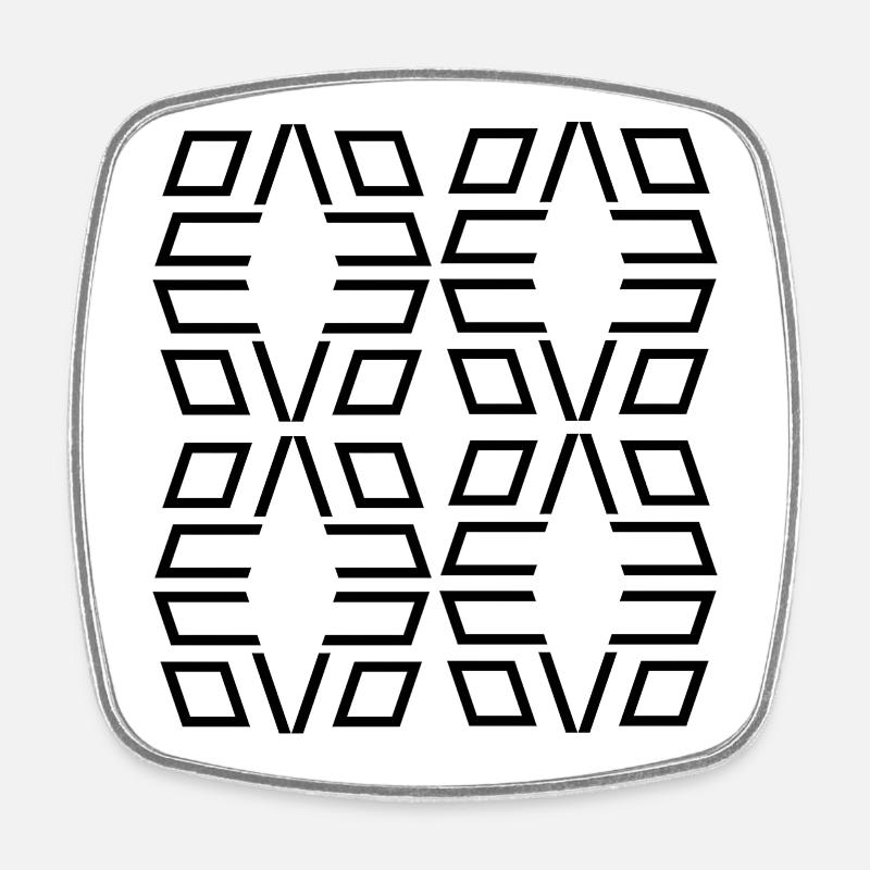 Forme unique - Magnet carré - blanc
