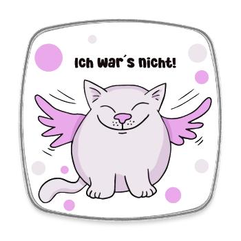 It wasn't me! - Square fridge magnet - white - Front